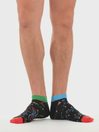 Lustige Knöchelsocken Mathematik