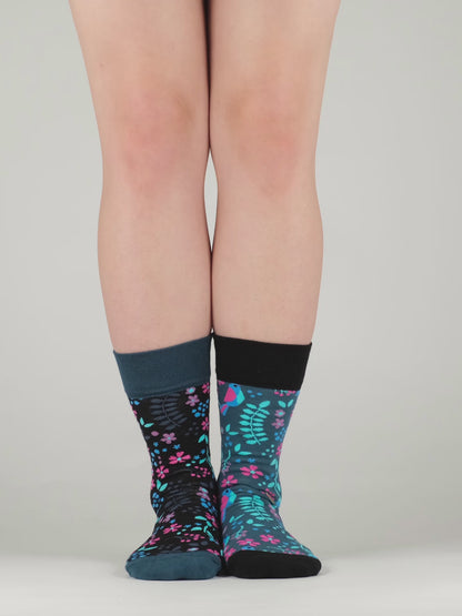 Lustige Socken Geheimer Garten