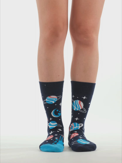 Lustige Socken Planeten