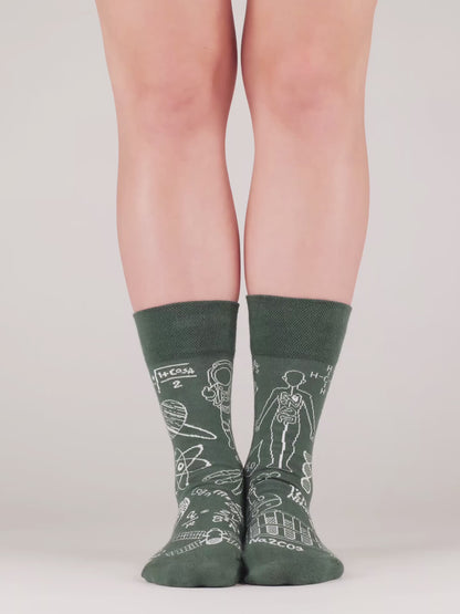 Lustige Socken Physik gegen Chemie