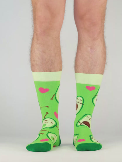 Lustige Socken Avocado-Liebe